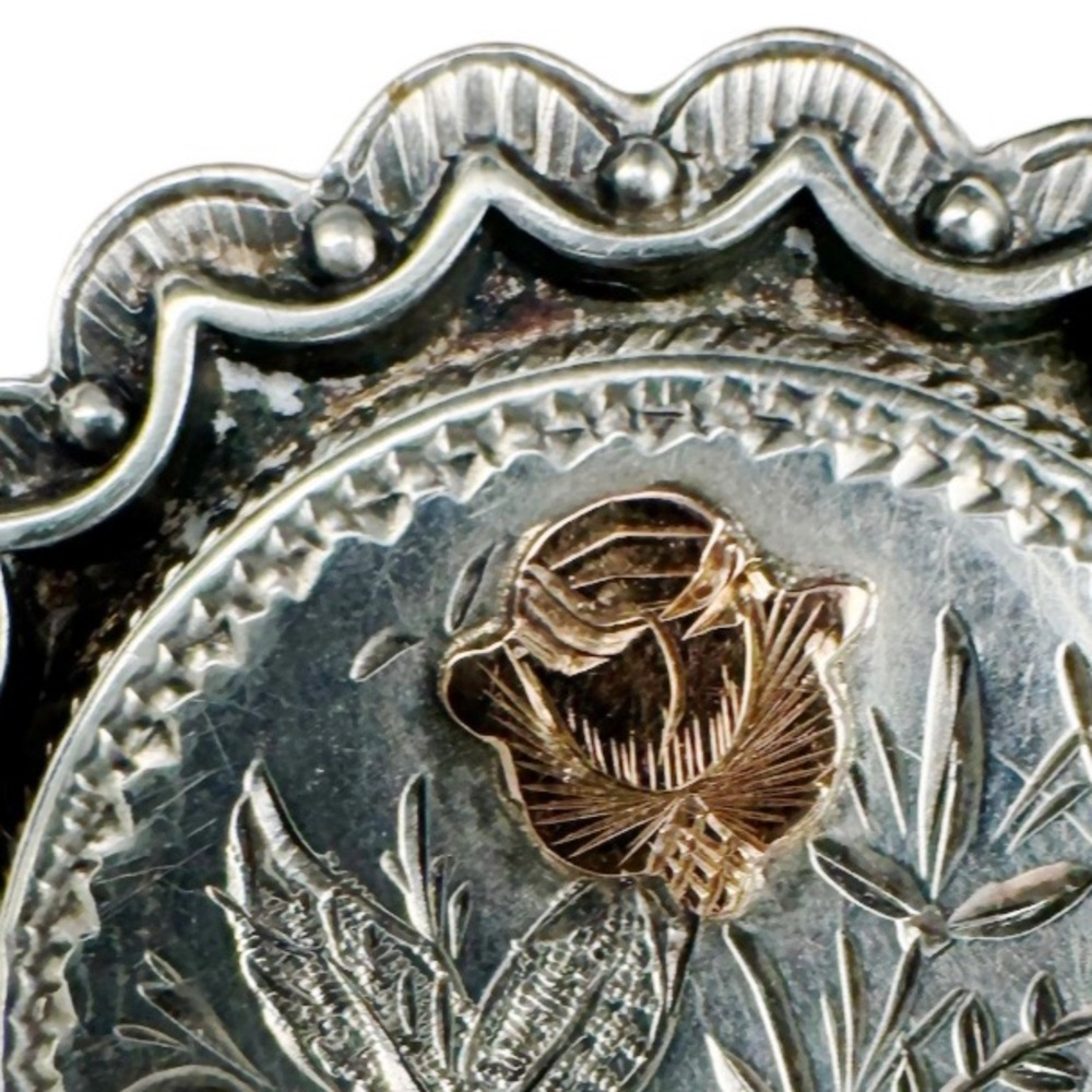 Silver Victorian Sweetheart Brooch - Picture 7 of 16